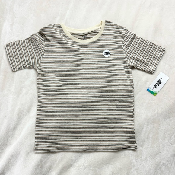 Boys Bundle Shirts Short Sleeves Terry Polo Casual Striped Tees NWT Sz M - Picture 2 of 9